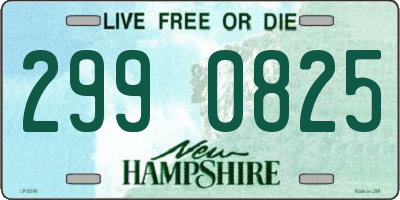 NH license plate 2990825