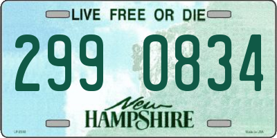 NH license plate 2990834