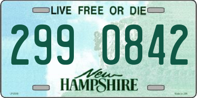 NH license plate 2990842
