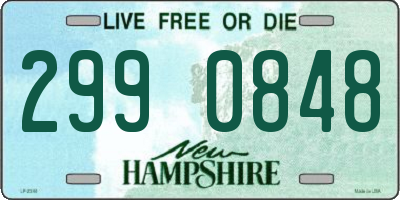 NH license plate 2990848