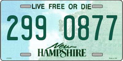 NH license plate 2990877