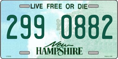 NH license plate 2990882