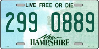 NH license plate 2990889