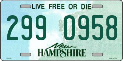 NH license plate 2990958
