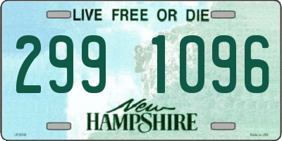 NH license plate 2991096