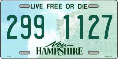 NH license plate 2991127