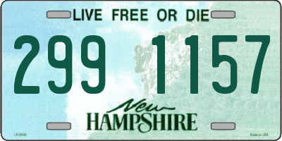 NH license plate 2991157