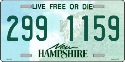 NH license plate 2991159