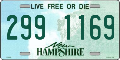 NH license plate 2991169