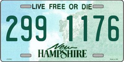 NH license plate 2991176