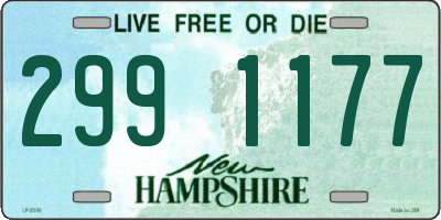 NH license plate 2991177