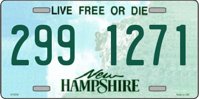 NH license plate 2991271