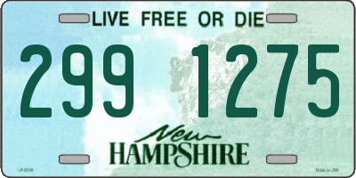 NH license plate 2991275