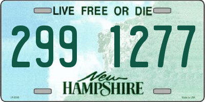 NH license plate 2991277