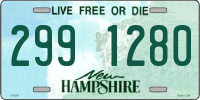 NH license plate 2991280