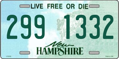 NH license plate 2991332