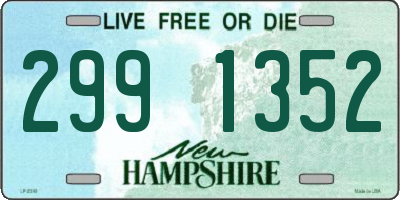 NH license plate 2991352