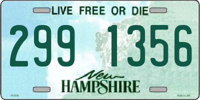 NH license plate 2991356