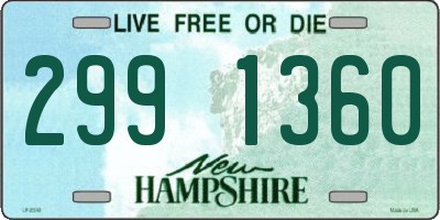 NH license plate 2991360
