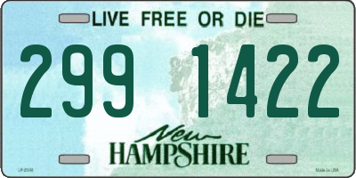NH license plate 2991422
