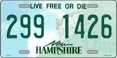 NH license plate 2991426