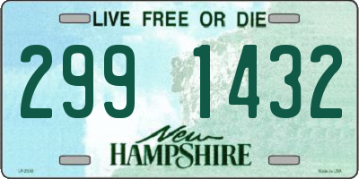 NH license plate 2991432