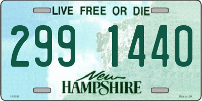 NH license plate 2991440