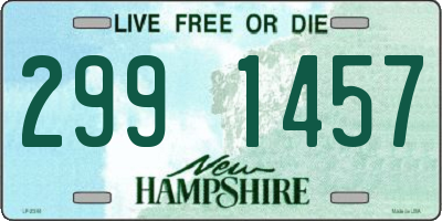 NH license plate 2991457