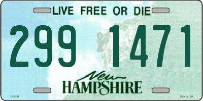 NH license plate 2991471