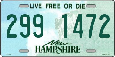 NH license plate 2991472