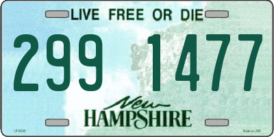 NH license plate 2991477