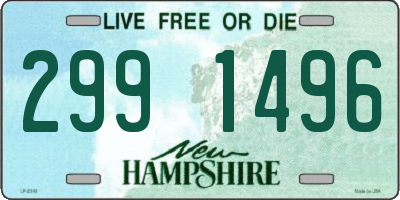 NH license plate 2991496
