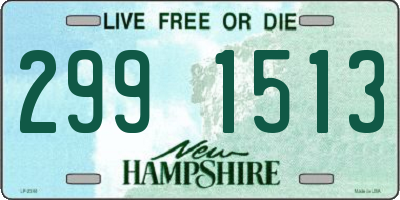 NH license plate 2991513
