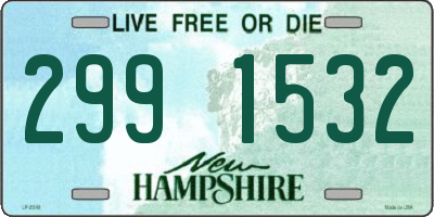 NH license plate 2991532