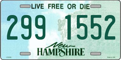 NH license plate 2991552
