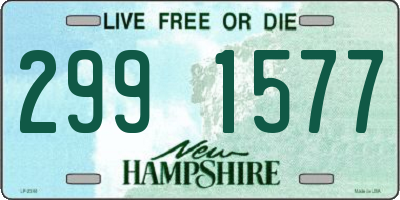 NH license plate 2991577
