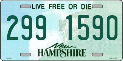 NH license plate 2991590