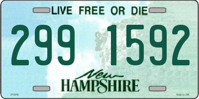 NH license plate 2991592