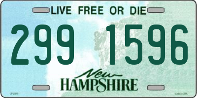 NH license plate 2991596
