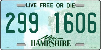 NH license plate 2991606