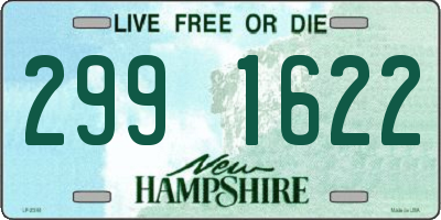 NH license plate 2991622