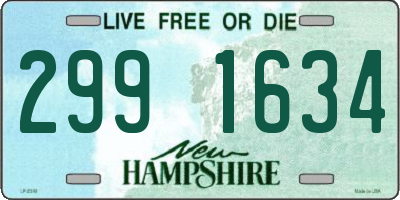 NH license plate 2991634