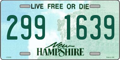 NH license plate 2991639