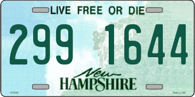 NH license plate 2991644
