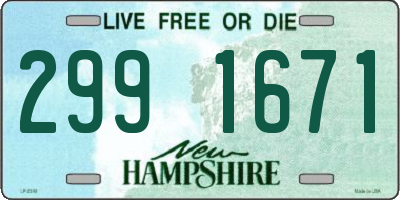 NH license plate 2991671
