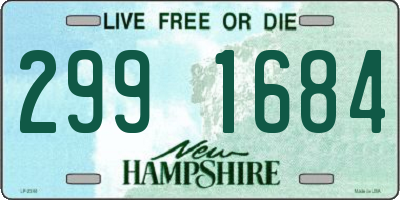 NH license plate 2991684