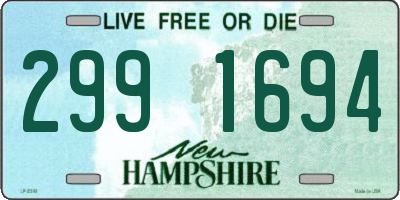 NH license plate 2991694