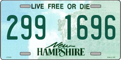 NH license plate 2991696