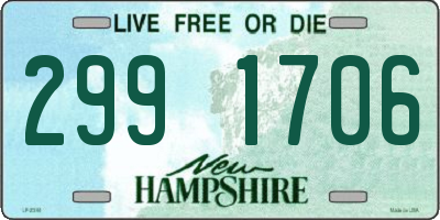 NH license plate 2991706
