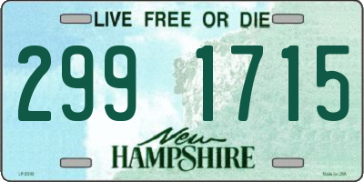 NH license plate 2991715